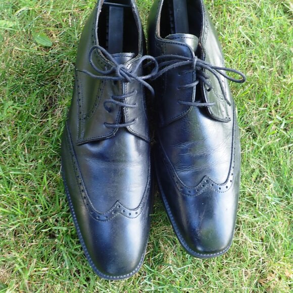 Browns -Handmade Italian Black Leather Shoes - Picture 12 of 15